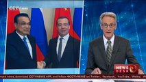 Chinese Premier Li meets Russian PM Medvedev in St. Petersburg