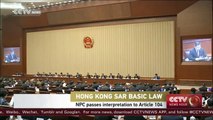 China rules new HK officials must faithfully take oath, ruling out lawmakers who refuse to do so