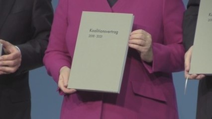 Merkel promete imprimir ritmo a su gran coalición "por Europa y por Alemania"
