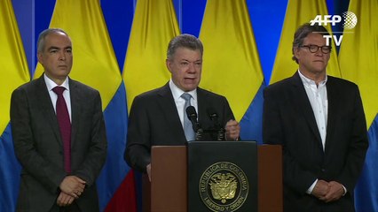 Santos anuncia reanudación de diálogos de paz con guerrilla ELN