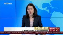 At least 84 civilians die in Aleppo fighting