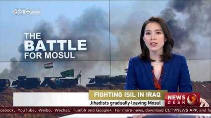 Скачать видео: Fighting ISIL in Iraq: Jihadists gradually leaving Mosul