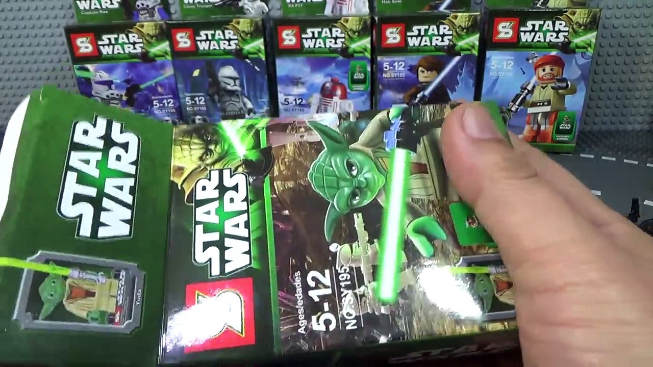 SY 스타워즈 요다 미니피규어 레고 짝퉁 조립 리뷰 Lego knockoff Starwars yoda Yuda