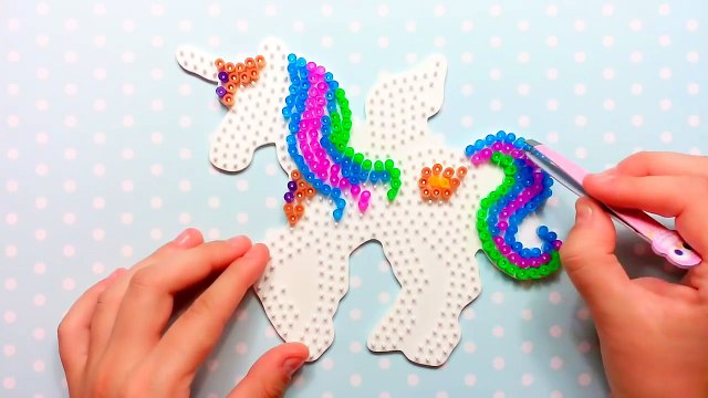Tuto Perles à repasser (Hama) - Licorne de My Little Pony !