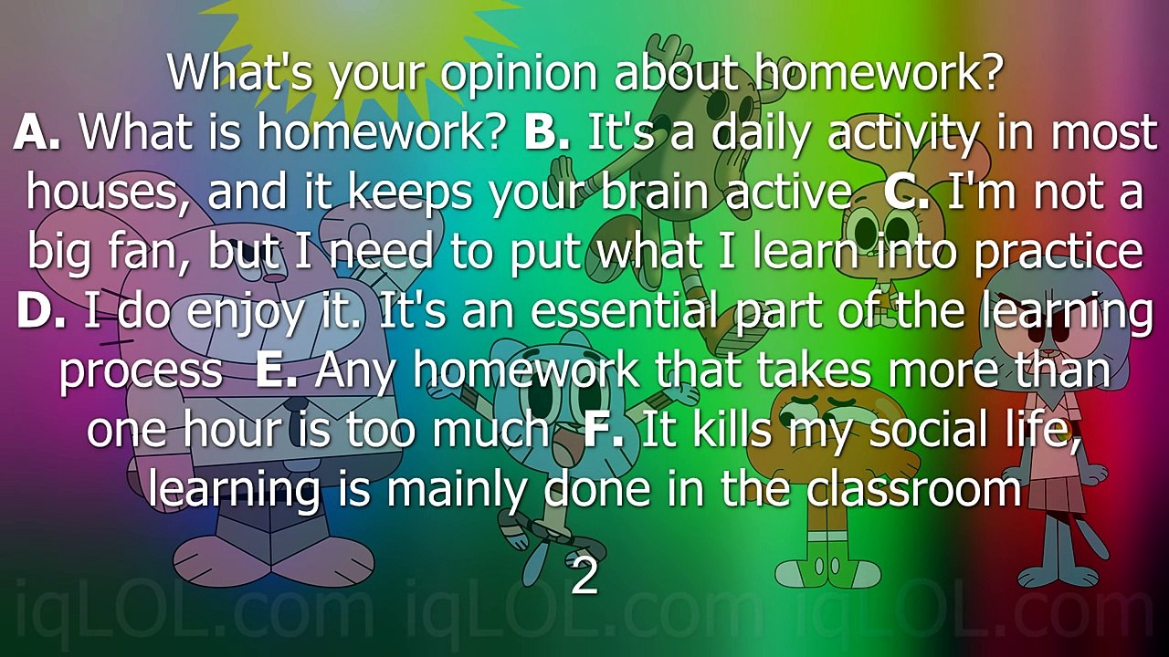 ✔ Which The Amazing World of Gumball Charer Are You? (Anais, Penny, Darwin, Nicole, Richard)