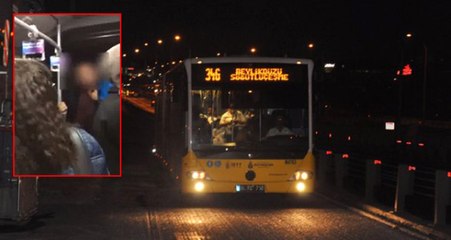 Metrobüste "Ahlak Bekçisiyim" Diyen Yolcu, Öpüşen İki Gence Müdahale Etti