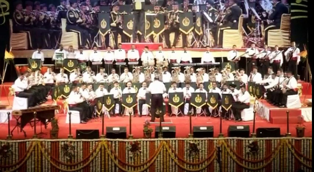 ITBP Band concert  Trombone King tune at ITBP Band Concert at Siri Fort Auditorium