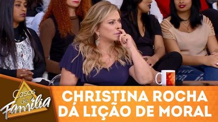 Christina Rocha dá lição de moral