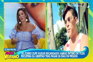 TILSA LOZANO ENVIA UN CONMOVEDOR MENSAJE AL ZORRO SUPE POR SU SALIDA DE PRISIÓN