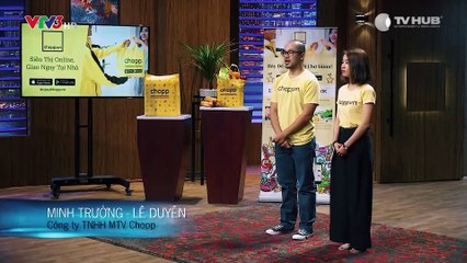 Thương Vụ Bạc Tỷ Tập 8 Full HD l Shark Tank Việt Nam l Chopp trải nghiệm lạ khi đi chợ giùm bằng công nghệ!