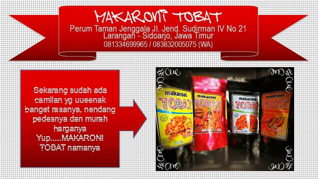MODAL MINIM BISA SUKSES BESAR !!! - 083832005075 - jual makaroni pedas di jogja