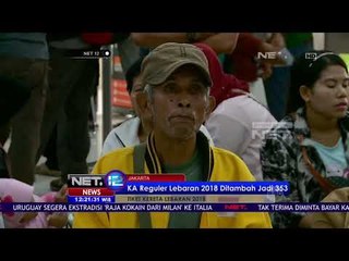 Tiket Kereta Lebaran 2018  NET 12