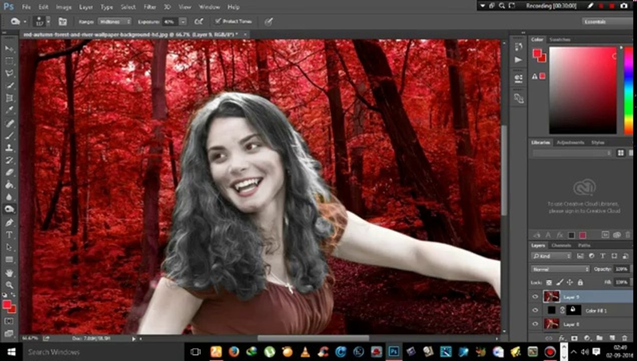 Photoshop Tutorial - Realistic Vampire Effect