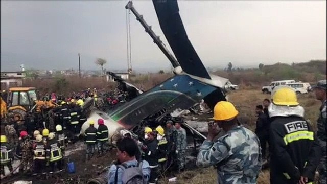 40 killed in plane crash near Nepal airport