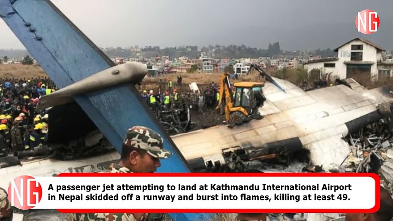 Passenger Jet Crashes In Nepal Airport, Kills Almost 50 On Board