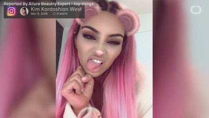 Kim Kardashian Returns To Brunette After Dying Hair Pink