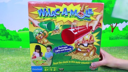 Whac-A-Mole Fun Board Game Challenge Where The Winner Gets Toys
