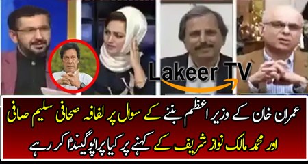 Lafafa Journalist Saleem Safi Doing Propaganda Against Kaptaan