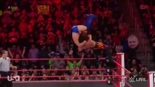 Finn Balor VS Seth Rollins   WWE RAW 12th March 2018