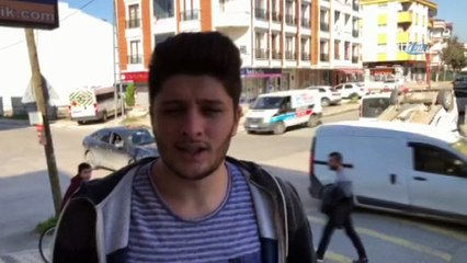 Ölümden kıl payı kurtuluş kamerada