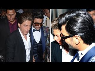 SRK,Ranveer Singh Bromance At Hello Awards 2018