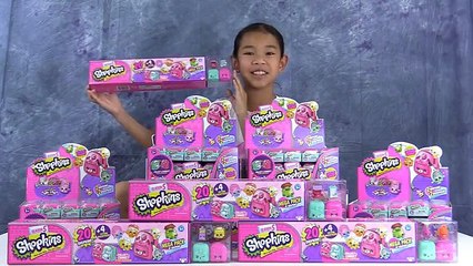 HUGE SHOPKINS Season 5 BLIND BAGS and MEGA PACK opening Sneak Peak unboxing