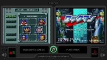 Rockman (Mega Drive vs Playstation) Side by Side Comparison (Mega Man 2 Sega Genesis)