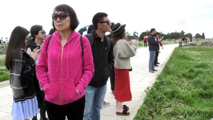 Pamukkale'ye Çinli turist ilgisi - DENİZLİ