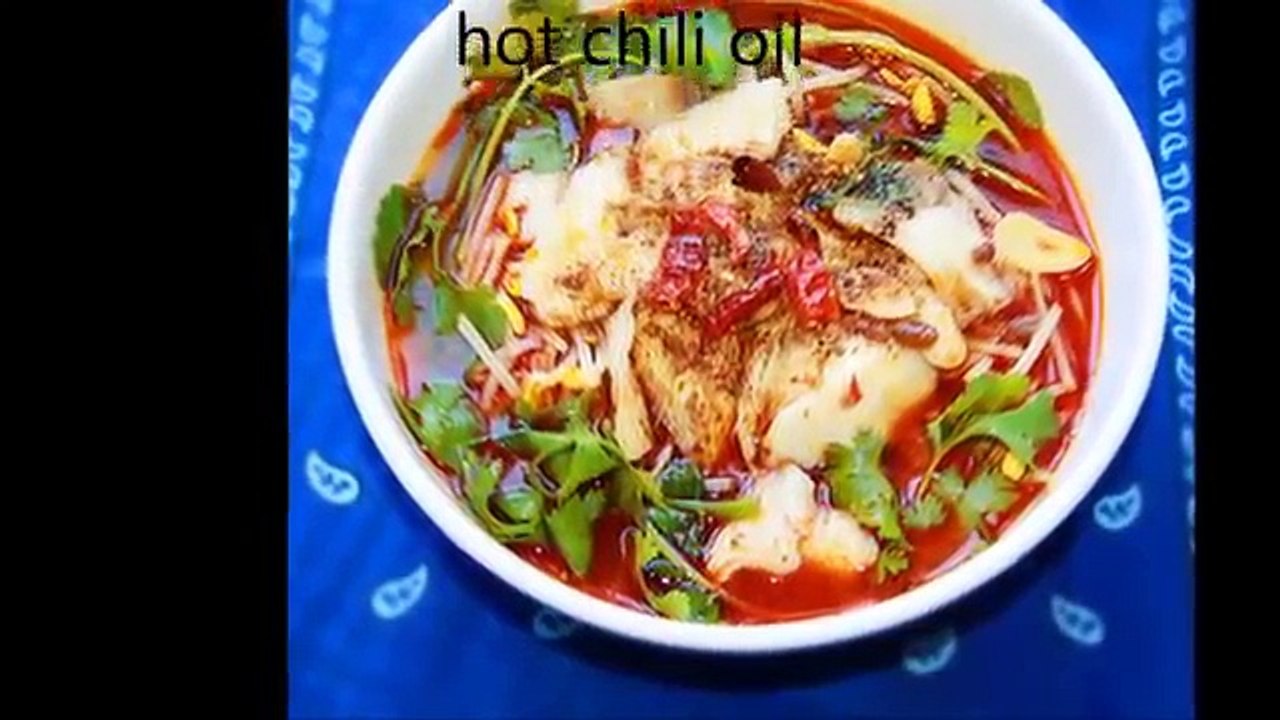 【田园时光美食】水煮鱼Fish filets in hot chili oil
