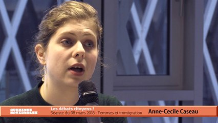 Anne-Cécile Caseau -  Débat citoyen jeudi 8 mars 2018