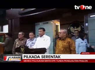 Wiranto Minta KPK Tunda Pengusutan Paslon Pilkada