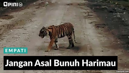 #1MENIT | Jangan Asal Bunuh Harimau