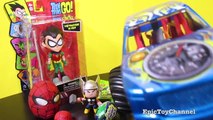 TEEN TITANS GO! Robin Unboxing   Spider-Man, Hulk   Lego Mini Fig   Blind Bag & Surprise Eggs