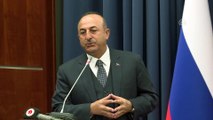 Dışişleri Bakanı Çavuşoğlu: 'Terörizmle hiç ayrım yapmadan mücadele etmemiz gerekiyor' - MOSKOVA