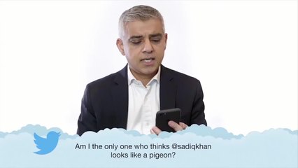 Sadiq Khan Reads Out Abusive Messages He's Been Sent