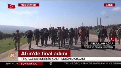 TSK: Afrin kent merkezi kuşatıldı