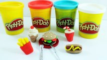 Manualidades para muñecas: Cómo hacer comida rapida para muñecas con Play-Doh - manualidadesconninos