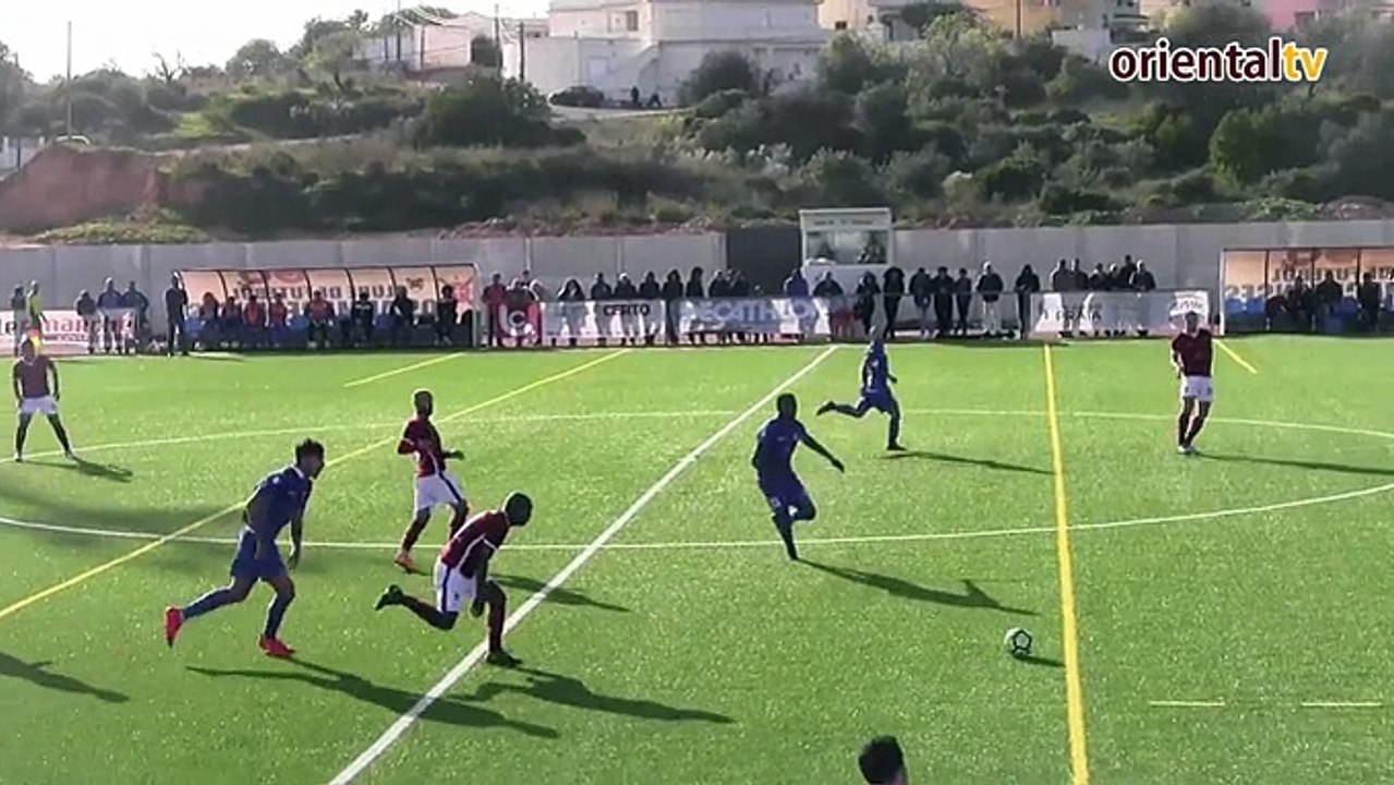 Golo antes do meio campo do oriental