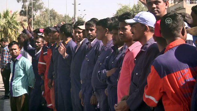 Kerkük'te yabancı temizlik işçilerinden grev kararı - KERKÜK