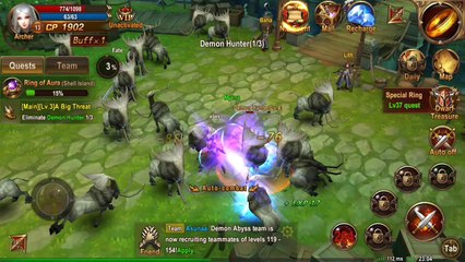 War Of Rings: Gameplay Android/IOS [MMOARPG]