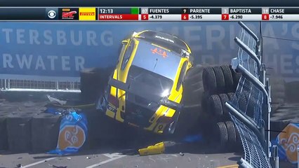 St Petersburg 2018 GT Race 2 Parente Brake Failure Massive Crash