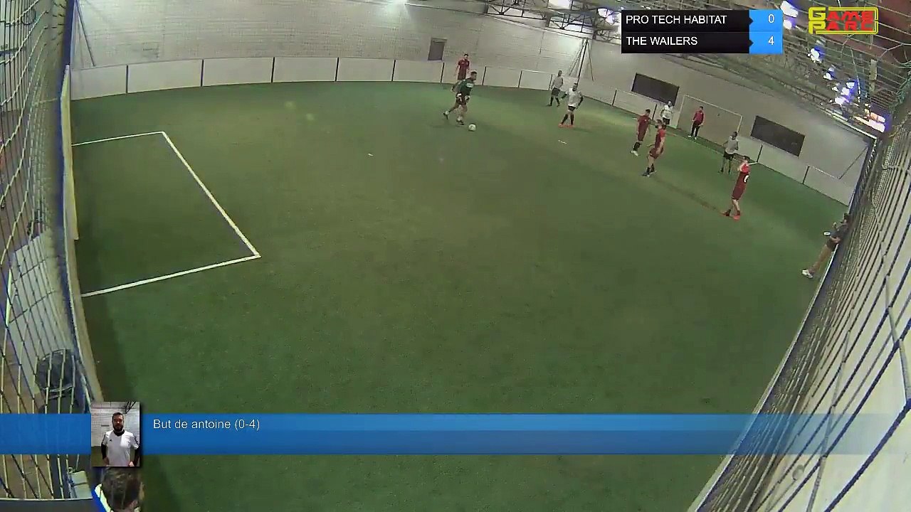 But de antoine (0-4) -  PRO TECH HABITAT Vs THE WAILERS - 12/03/18 21:00 - LIGUE 1