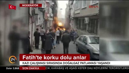 Fatih'te korku dolu anlar