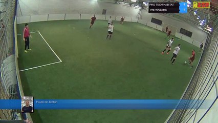 Faute de Jordan -  PRO TECH HABITAT Vs THE WAILERS - 12/03/18 21:00 - LIGUE 1 - Poitiers Game Parc