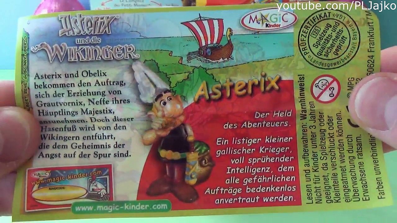 Jajko z niespodzianką Asterix i Obelix Statek Hello Kitty SpongeBob Kanciastoporty nowy odcinek new