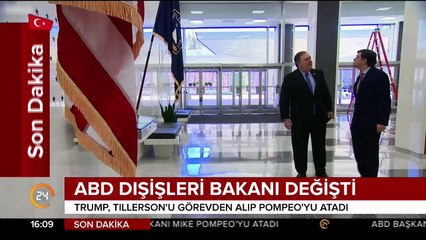 Donald Trump, Tillerson'u görevden aldı