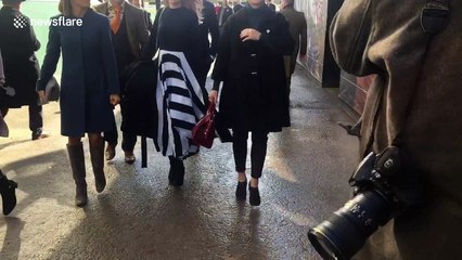 Zara Tindall arrives at Cheltenham Festival 2018