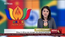 BRICS Summit: China, S. Africa vow stronger ties