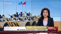 China DM: Claims Chinese peacekeepers in S.Sudan abandoned posts are 