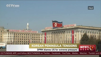 Korean peninsula tensions: DPRK blames US for heightened pressure